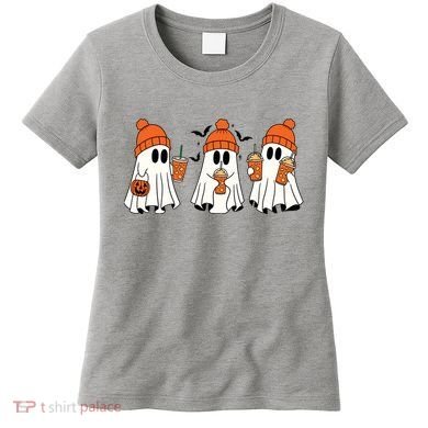 Halloween Coffee Lover Ghost Women's T-Shirt