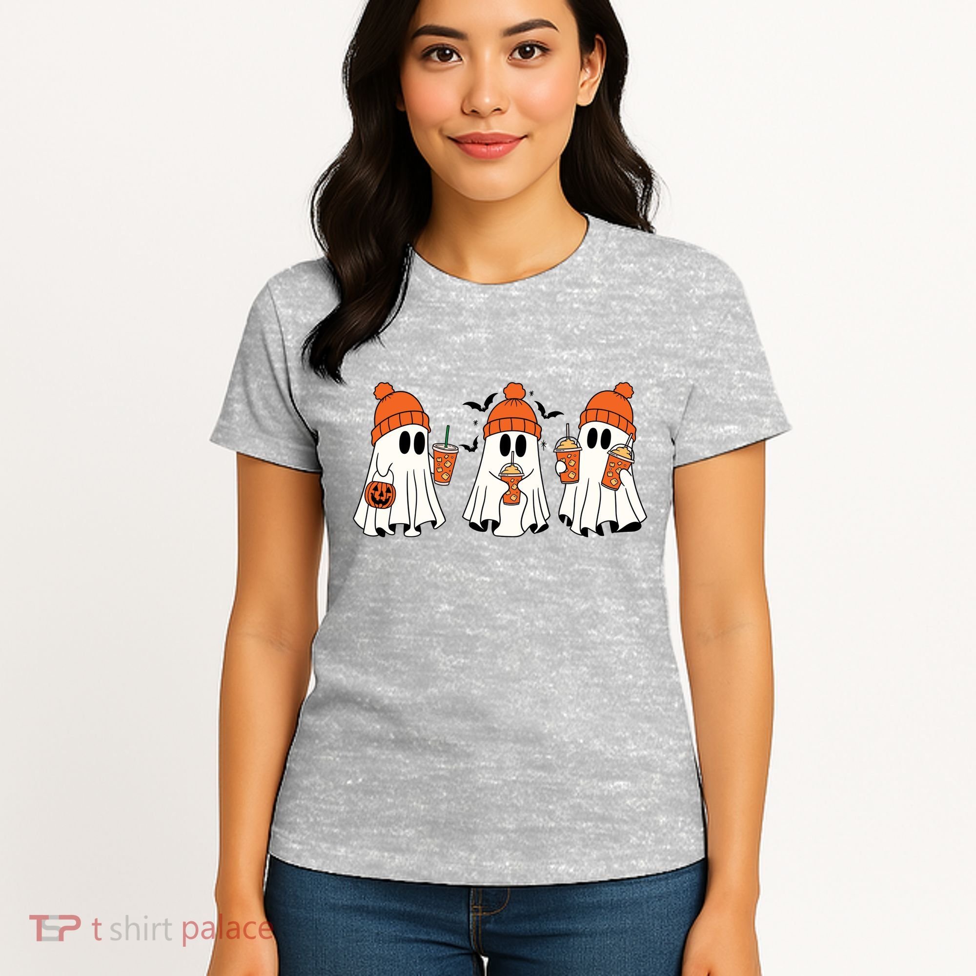 Halloween Coffee Lover Ghost Women's T-Shirt