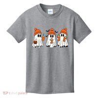 Halloween Coffee Lover Ghost Kids T-Shirt thumb 0