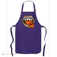 Halloween Cheetah Lips Pumpkin Apron thumb 0