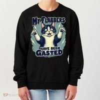 Humor Cat My Flabbers Have Been Gasted Women's Sweatshirt thumb 0