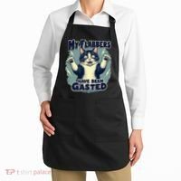 Humor Cat My Flabbers Have Been Gasted Apron thumb 2