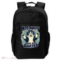 Humor Cat My Flabbers Have Been Gasted Backpack thumb 0