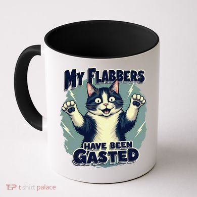 Humor Cat My Flabbers Have Been Gasted Coffee Mug