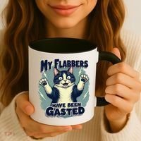 Humor Cat My Flabbers Have Been Gasted Coffee Mug thumb 3