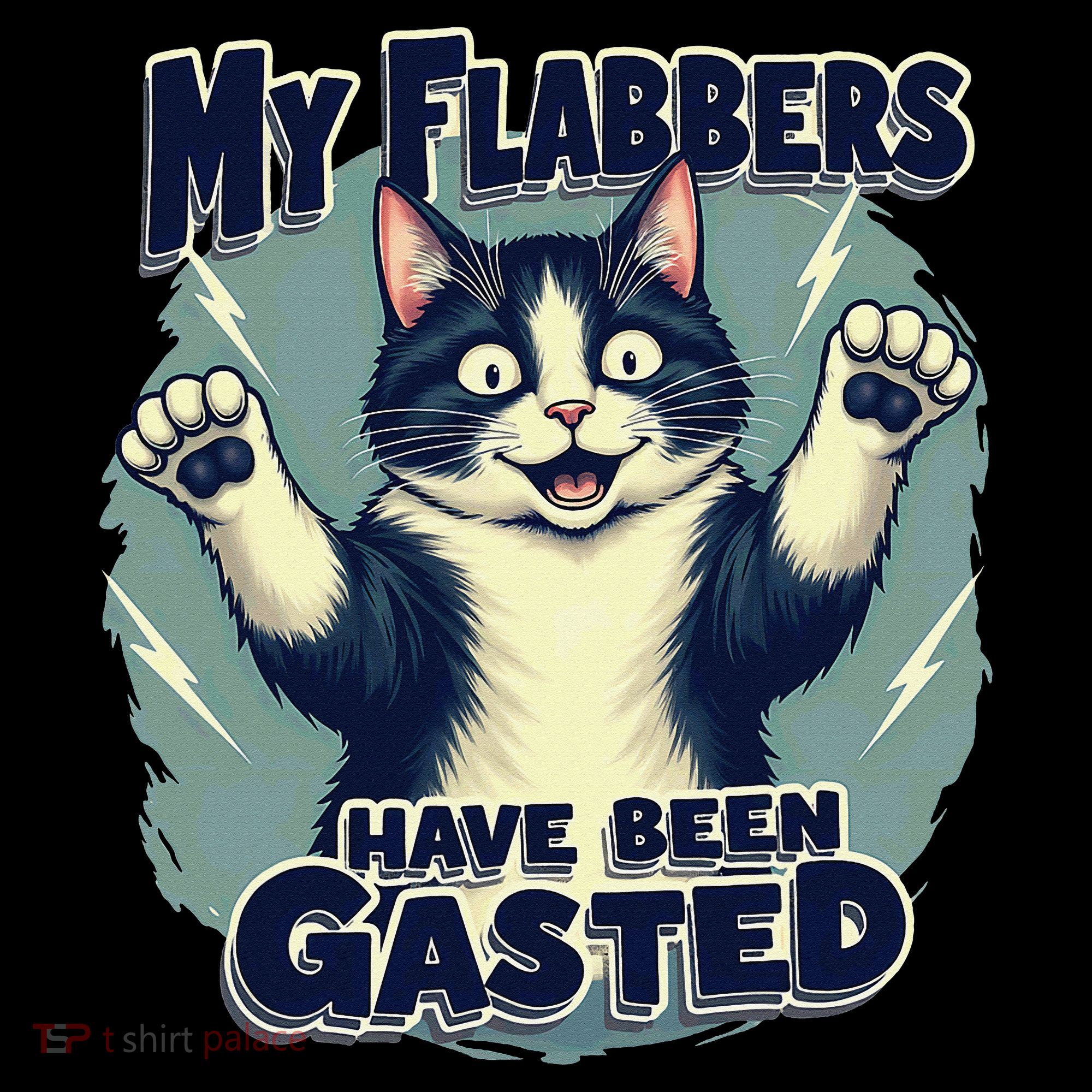 Humor Cat My Flabbers Have Been Gasted Coffee Mug