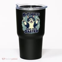 Humor Cat My Flabbers Have Been Gasted Tumbler thumb 0