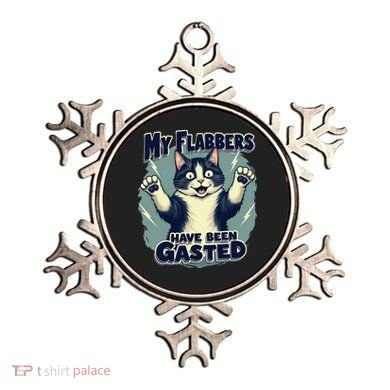 Humor Cat My Flabbers Have Been Gasted Ornament
