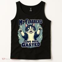 Humor Cat My Flabbers Have Been Gasted Tank Top thumb 2