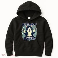 Humor Cat My Flabbers Have Been Gasted Kids Hoodie thumb 0