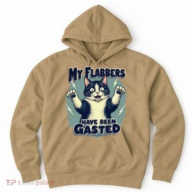 Humor Cat My Flabbers Have Been Gasted Hoodie
