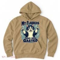 Humor Cat My Flabbers Have Been Gasted Hoodie thumb 0