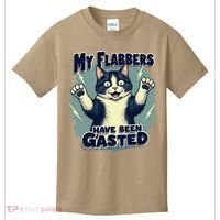 Humor Cat My Flabbers Have Been Gasted Kids T-Shirt thumb 0