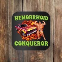 Hemorrhoid Conqueror Meme Weird Offensive Cringe Joke Coaster thumb 0