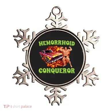 Hemorrhoid Conqueror Meme Weird Offensive Cringe Joke Ornament