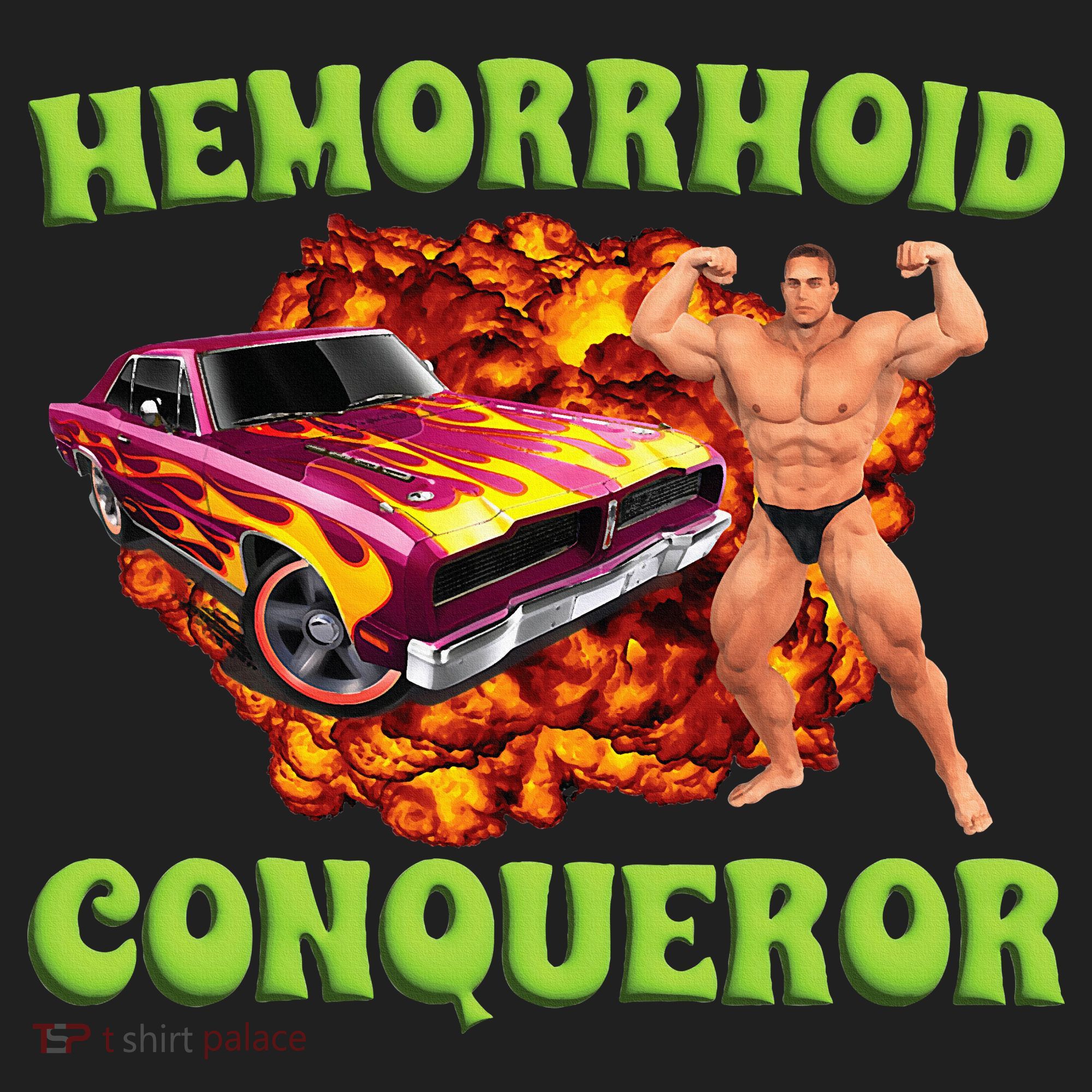 Hemorrhoid Conqueror Meme Weird Offensive Cringe Joke Hat
