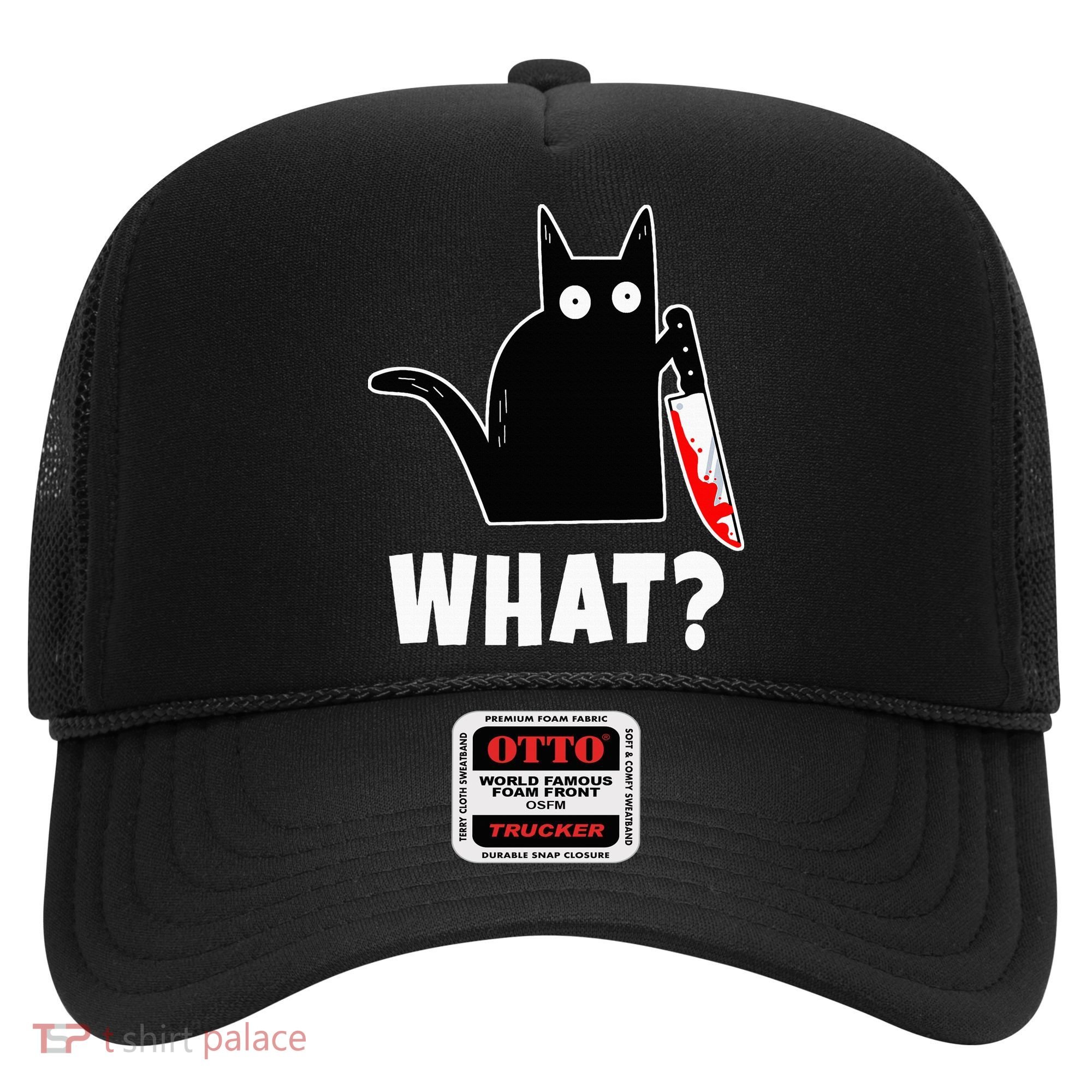 Halloween Costume Murderous Cat Bloody Knife Hat
