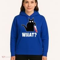 Halloween Costume Murderous Cat Bloody Knife Hoodie thumb 5