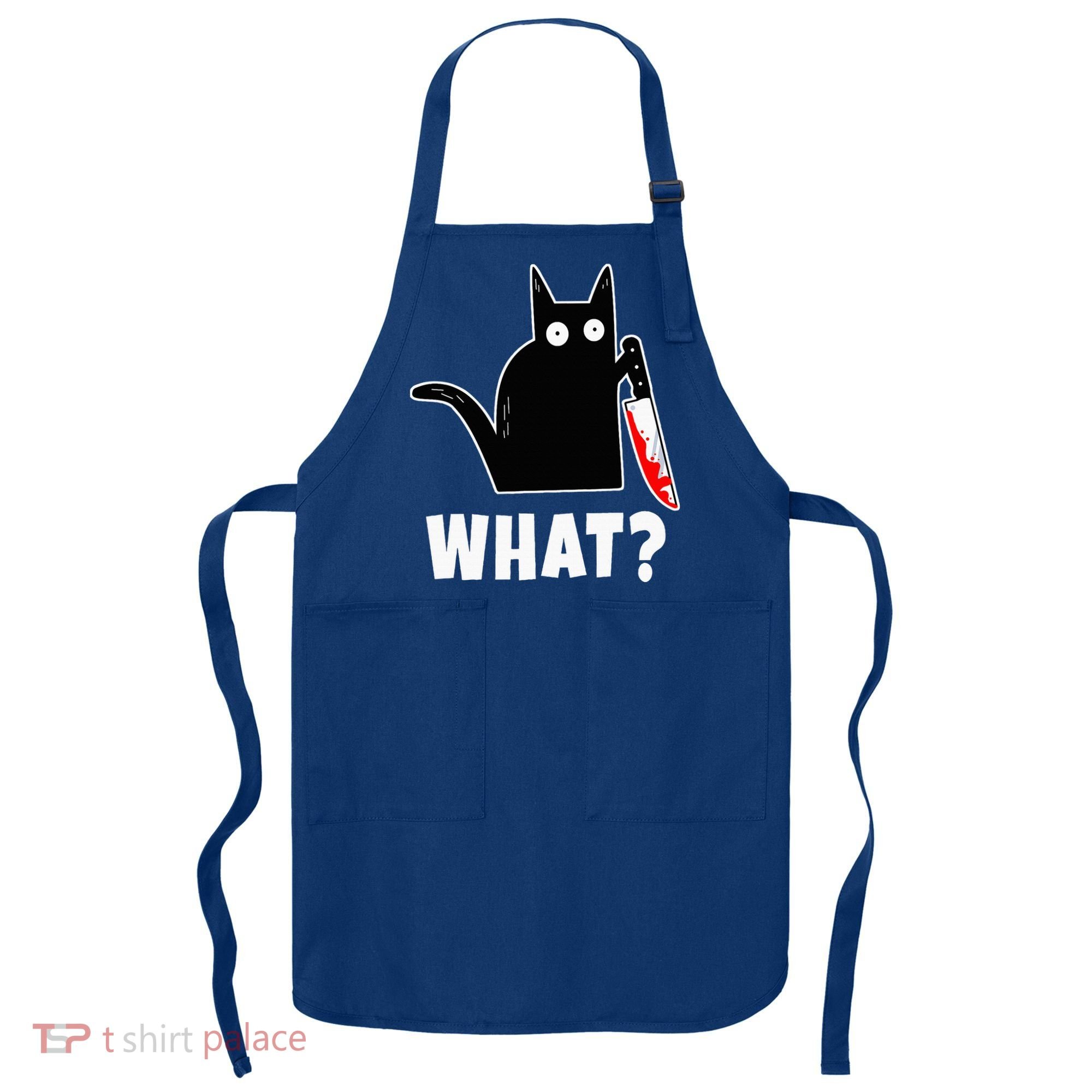 Halloween Costume Murderous Cat Bloody Knife Apron