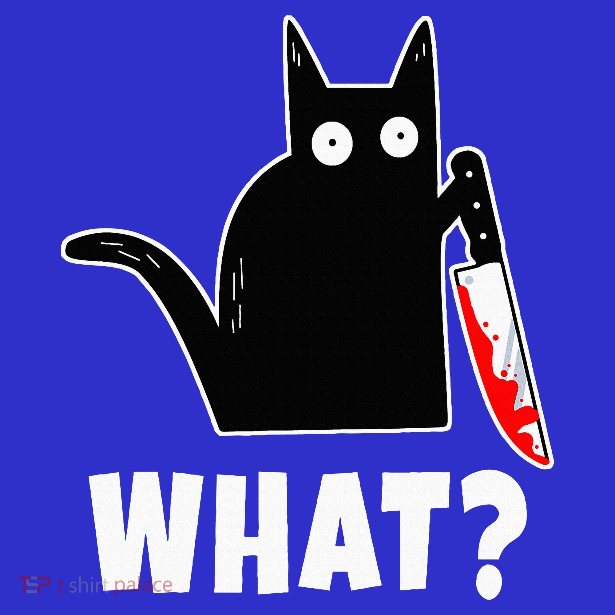 Halloween Costume Murderous Cat Bloody Knife Women's Tank Top