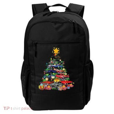 Hotrods Classic Muscle Car Christmas Tree Backpack