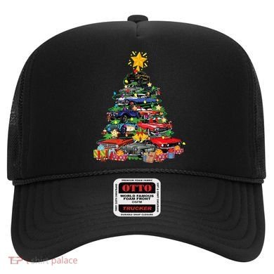 Hotrods Classic Muscle Car Christmas Tree Hat