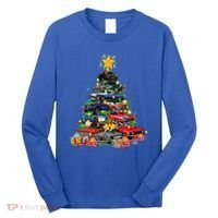 Hotrods Classic Muscle Car Christmas Tree Long Sleeve Shirt thumb 0