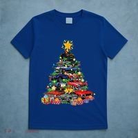 Hotrods Classic Muscle Car Christmas Tree T-Shirt thumb 5