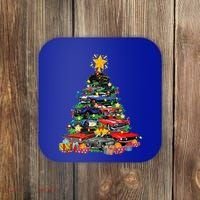 Hotrods Classic Muscle Car Christmas Tree Coaster thumb 0