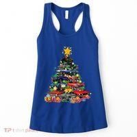 Hotrods Classic Muscle Car Christmas Tree Women's Tank Top thumb 0