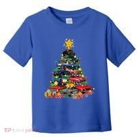 Hotrods Classic Muscle Car Christmas Tree Toddler T-Shirt thumb 0
