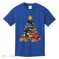 Hotrods Classic Muscle Car Christmas Tree Kids T-Shirt thumb 0