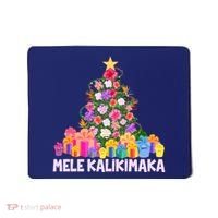 Hawaiian Christmas Mele Kalikimaka Tropical Flower Tree Mousepad thumb 0