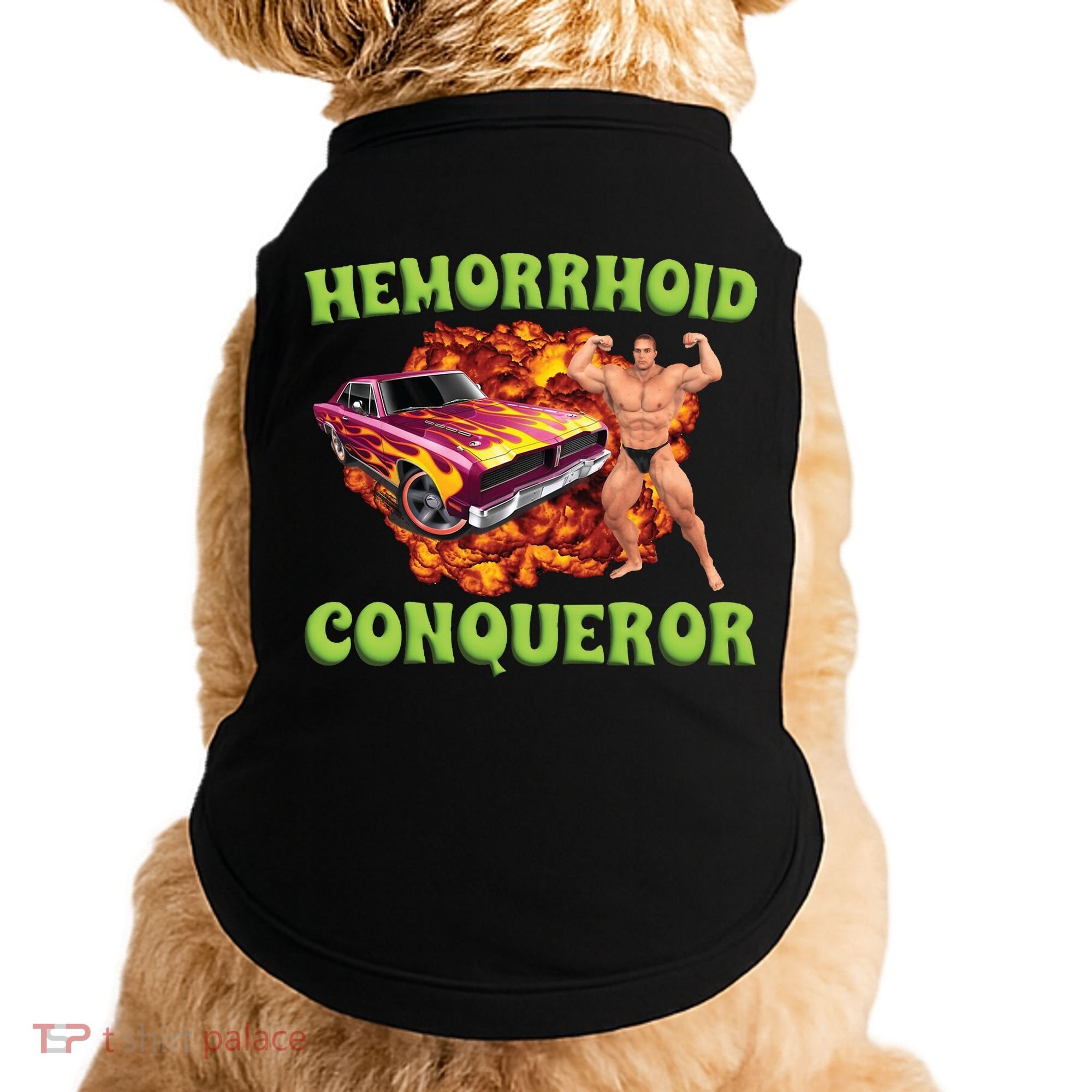 Hemorrhoid Conqueror Meme Doggie Tank