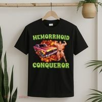 Hemorrhoid Conqueror Meme T-Shirt thumb 2
