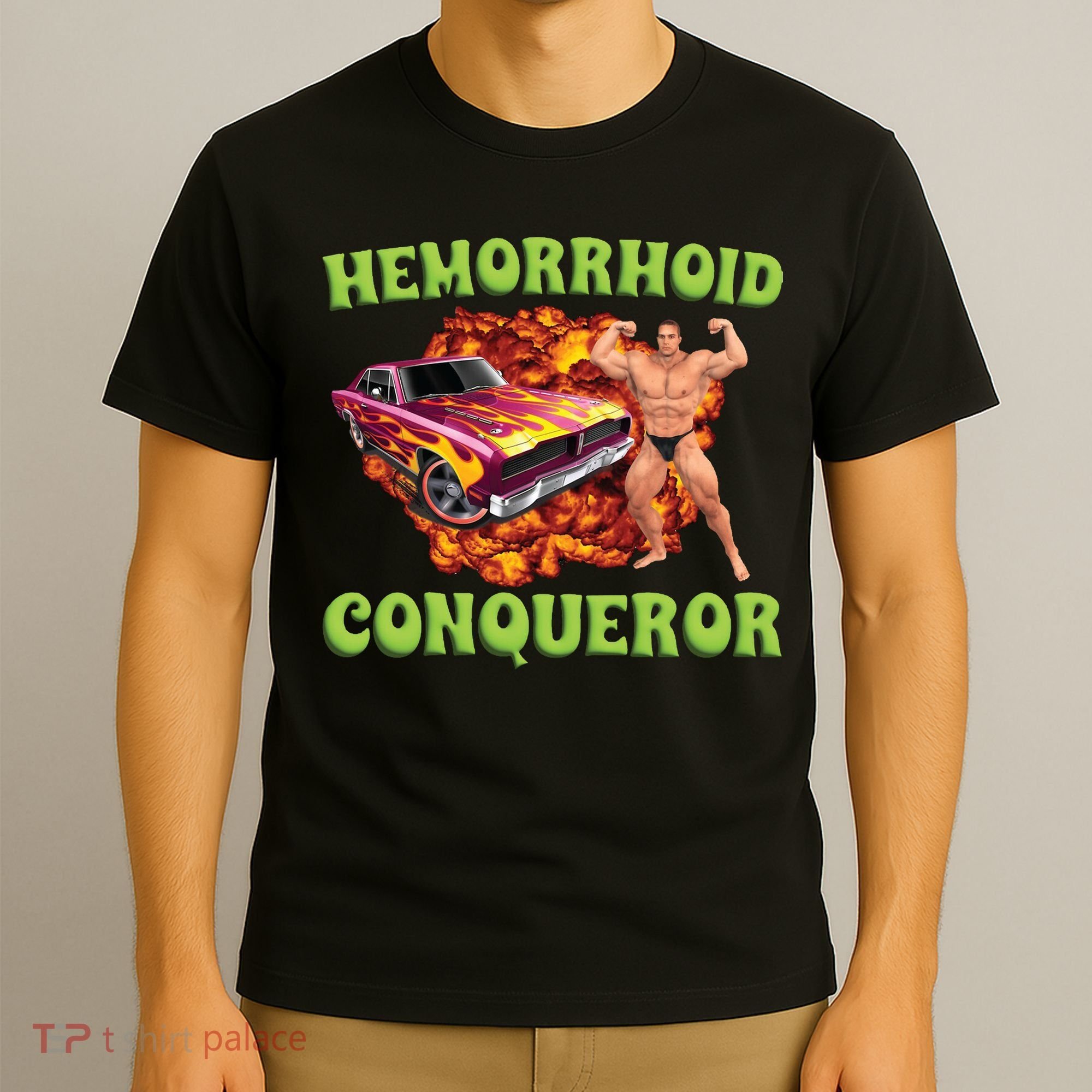 Hemorrhoid Conqueror Meme T-Shirt
