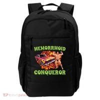 Hemorrhoid Conqueror Meme Backpack thumb 0