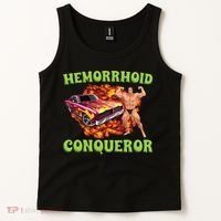 Hemorrhoid Conqueror Meme Tank Top thumb 2