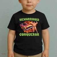 Hemorrhoid Conqueror Meme Toddler T-Shirt thumb 2
