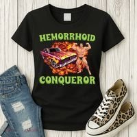 Hemorrhoid Conqueror Meme Women's T-Shirt thumb 3