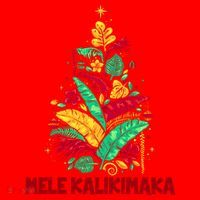 Hawaiian Christmas Mele Kalikimaka Tropical Leaves Tree Santa Hat thumb 1