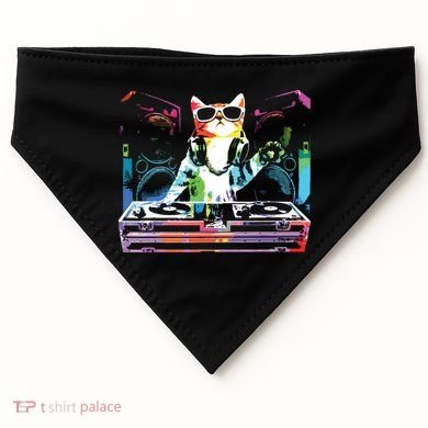 HOUSE CAT New DJ Cat Kitty USA-Made Doggie Bandana
