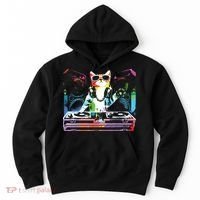 HOUSE CAT New DJ Cat Kitty Hoodie thumb 0