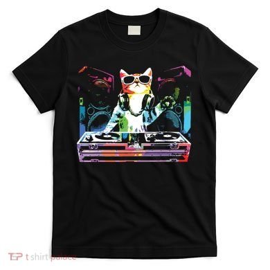 HOUSE CAT New DJ Cat Kitty T-Shirt