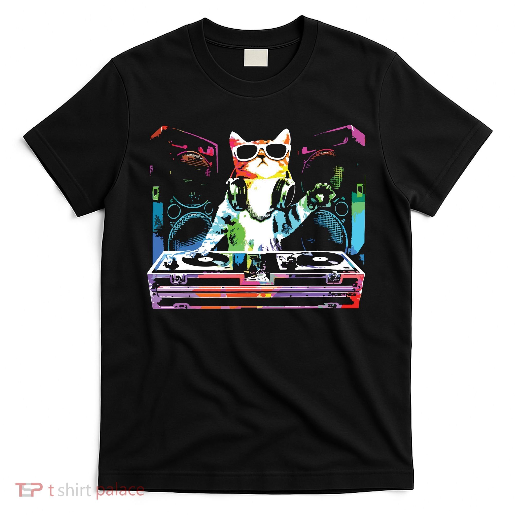 HOUSE CAT New DJ Cat Kitty T-Shirt