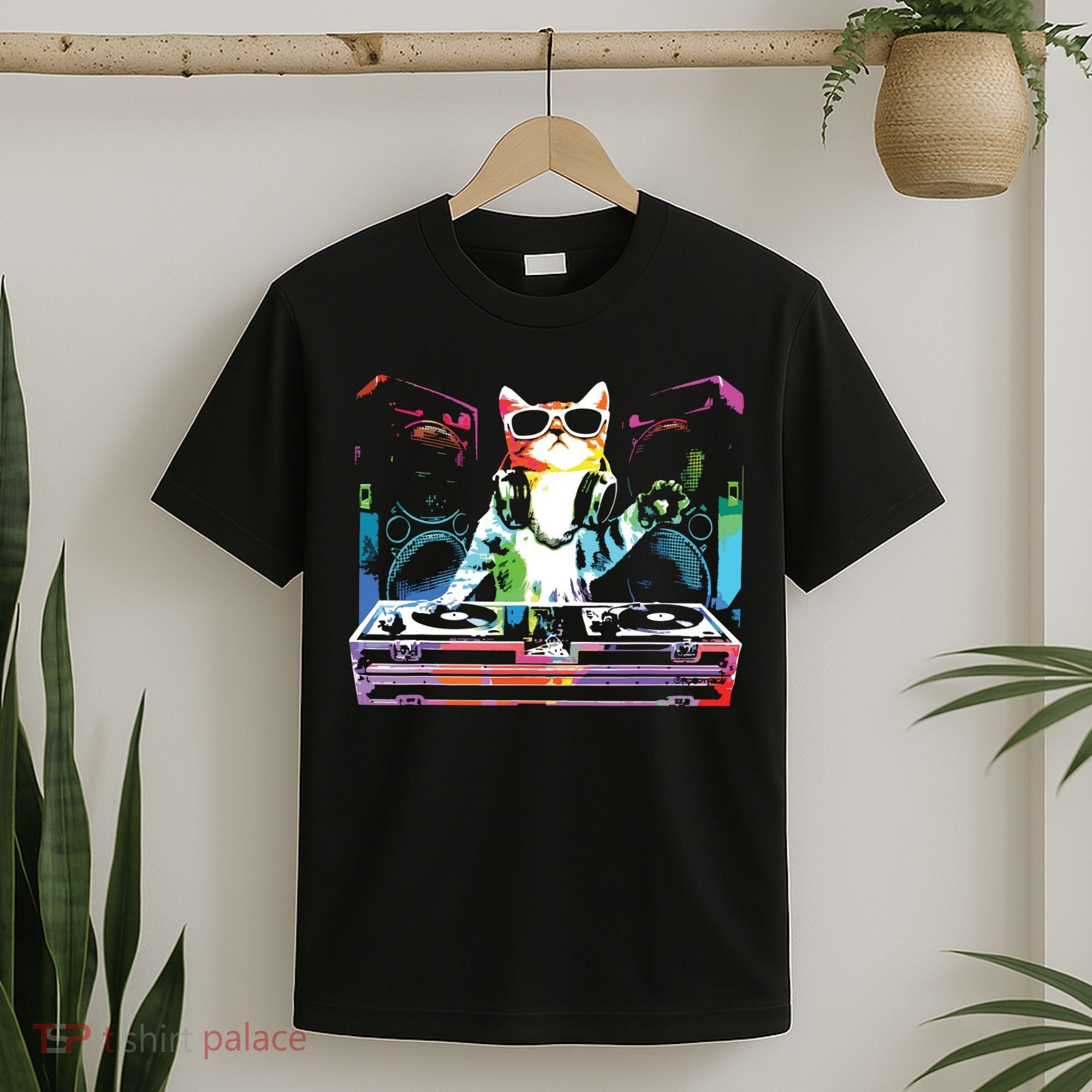 HOUSE CAT New DJ Cat Kitty T-Shirt