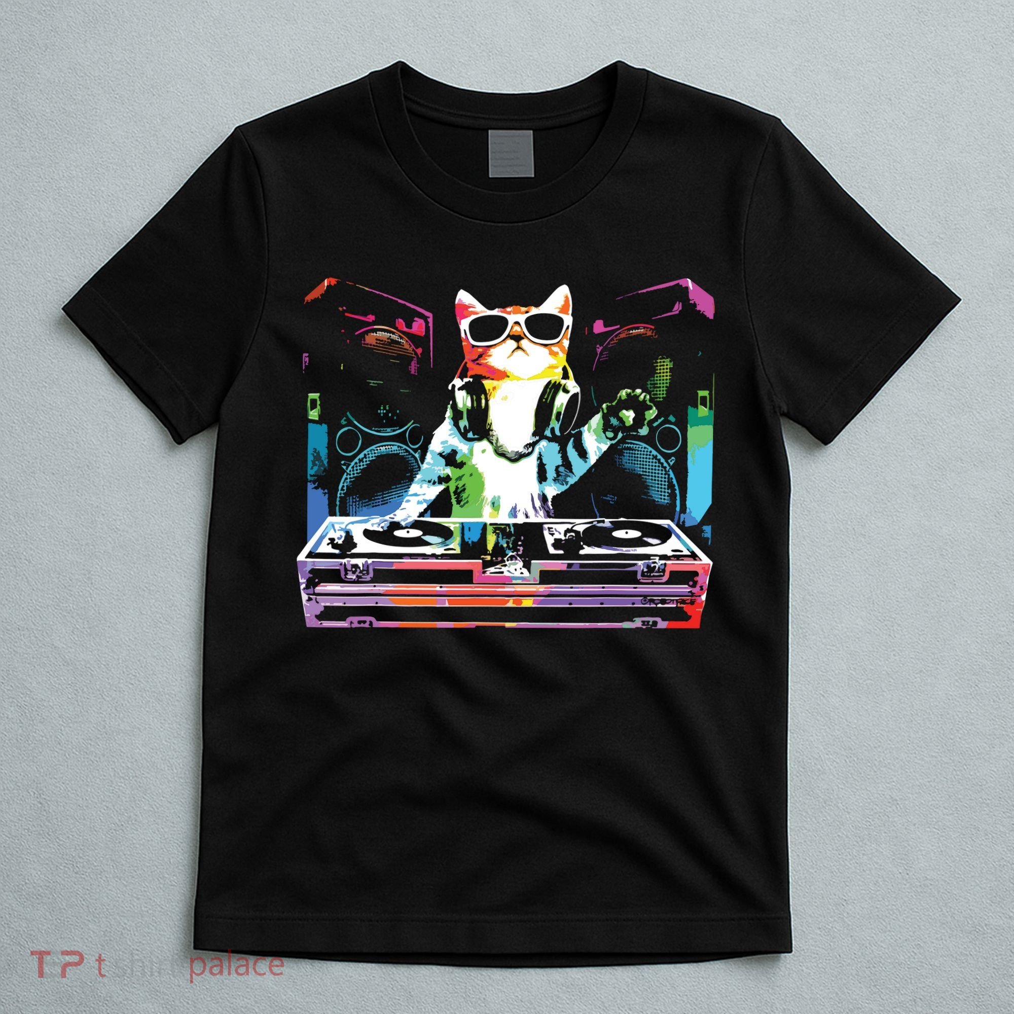 HOUSE CAT New DJ Cat Kitty T-Shirt