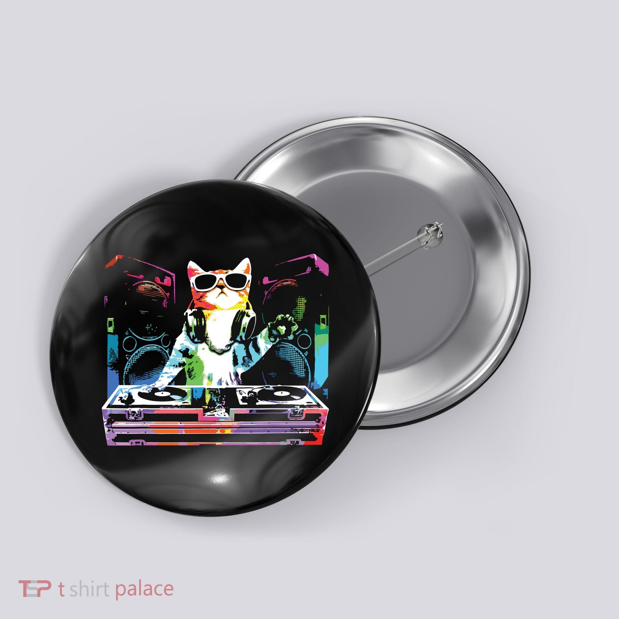HOUSE CAT New DJ Cat Kitty Button