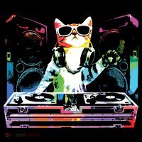 HOUSE CAT New DJ Cat Kitty Women's Hoodie thumb 2
