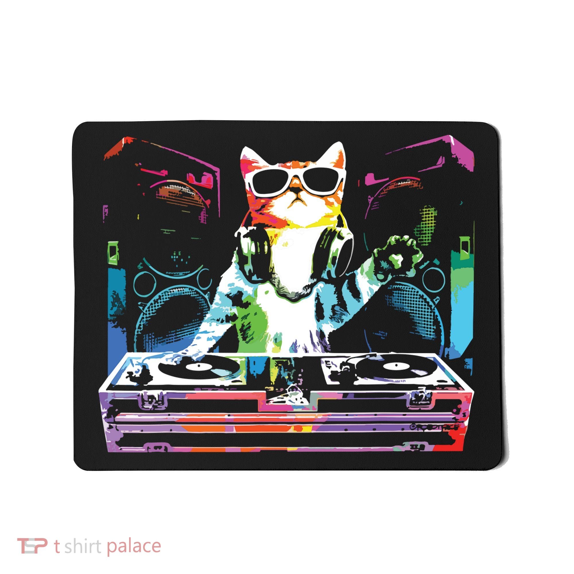 HOUSE CAT New DJ Cat Kitty Mousepad